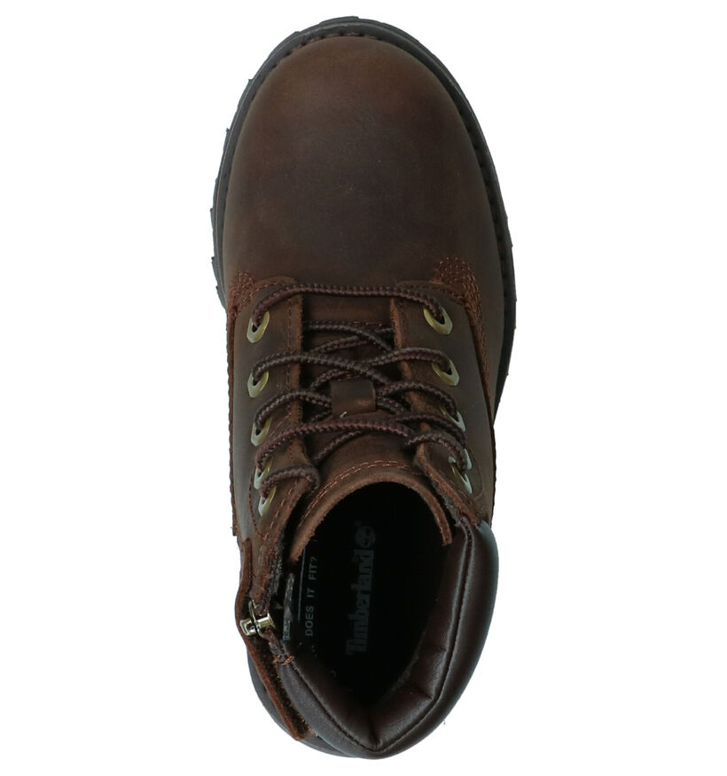 Timberland Courma Kid 6 inch Bruine Bottines voor jongens, meisjes (329077) - geschikt voor steunzolen
