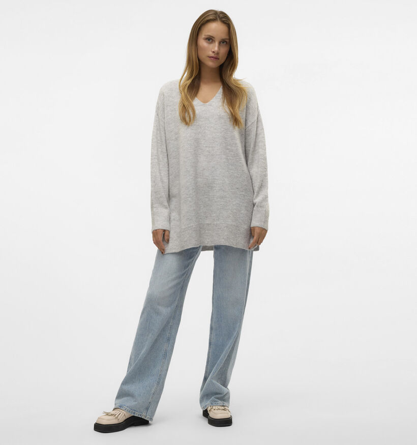 Vero Moda Filuca Grijze Lange trui voor dames (344891)