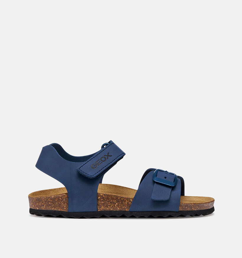 Geox J Ghita Sandales en Bleu fonc&eacute; pour gar&ccedil;ons (370137)