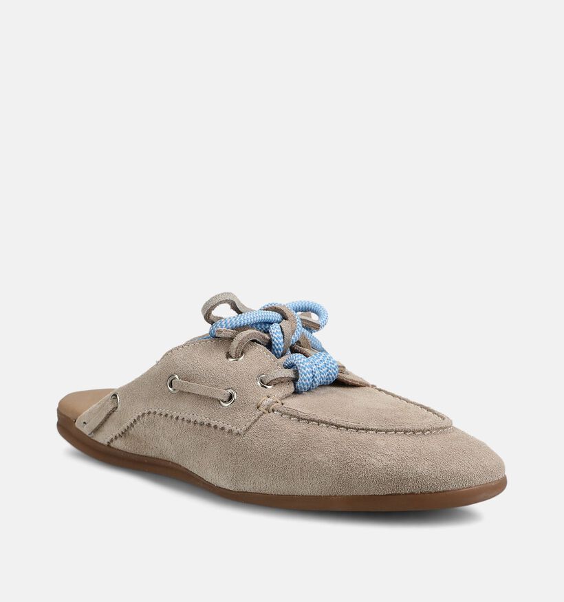Shoecolate Beige Slippers voor dames (384042)
