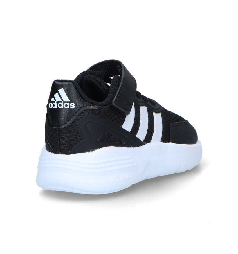 adidas Nebzed EL Zwarte Sneakers voor jongens, meisjes (326929)