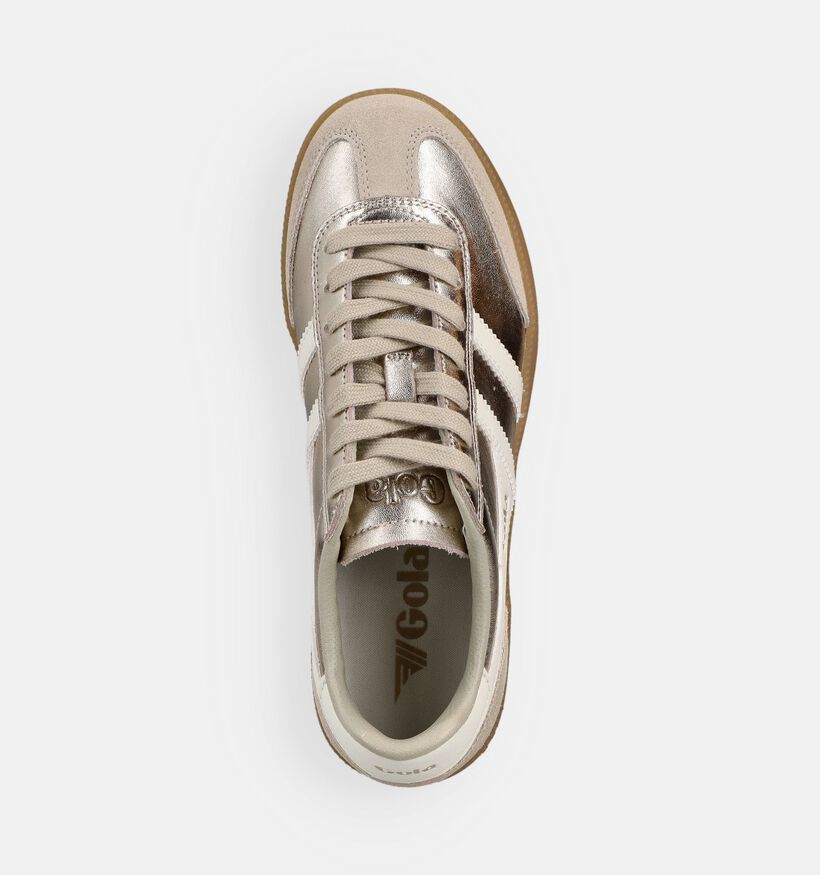 Gola Viper Metallic Gouden Sneakers voor dames (368333) - geschikt voor steunzolen