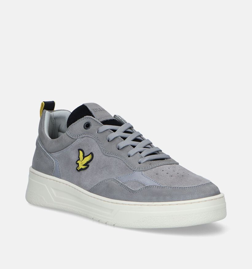 Lyle & Scott Grijze Veterschoenen voor heren (348710) - geschikt voor steunzolen