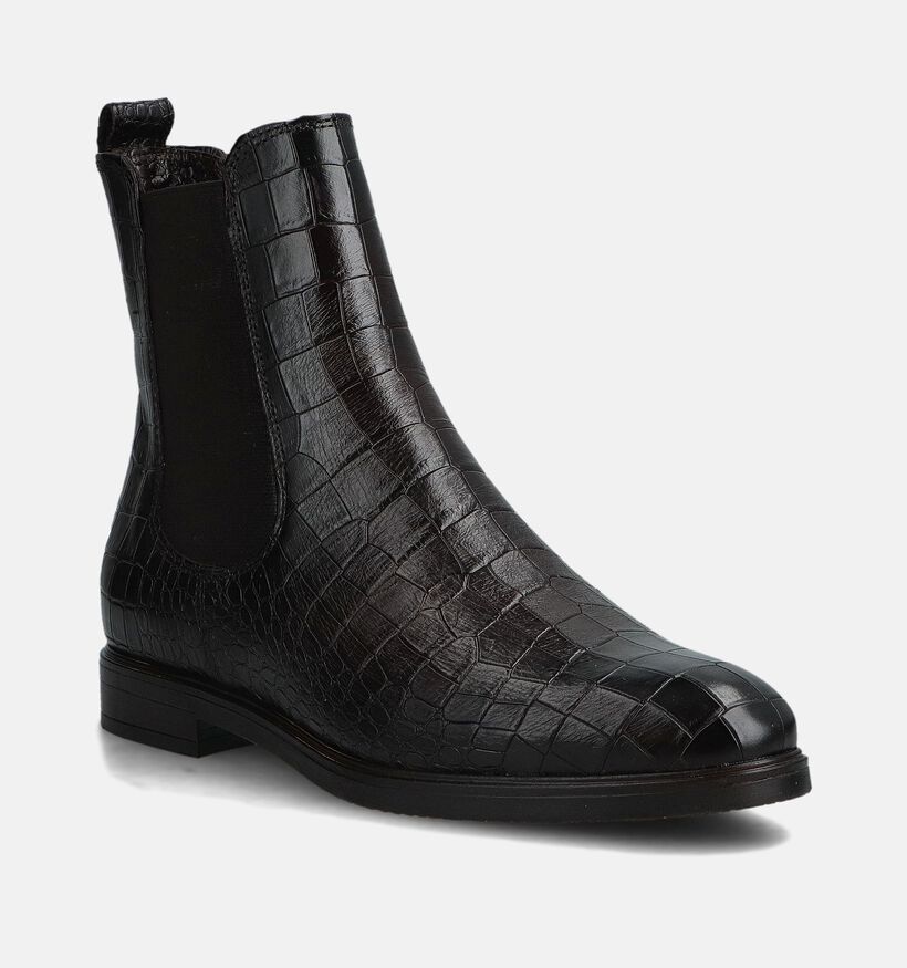 Laurent David Ares Bottines Chelsea en Brun foncé pour femmes (365459)