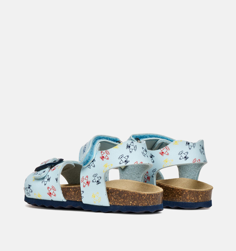 Geox B Chalki Sandales pour b&eacute;b&eacute; en Bleu pour gar&ccedil;ons (368861)