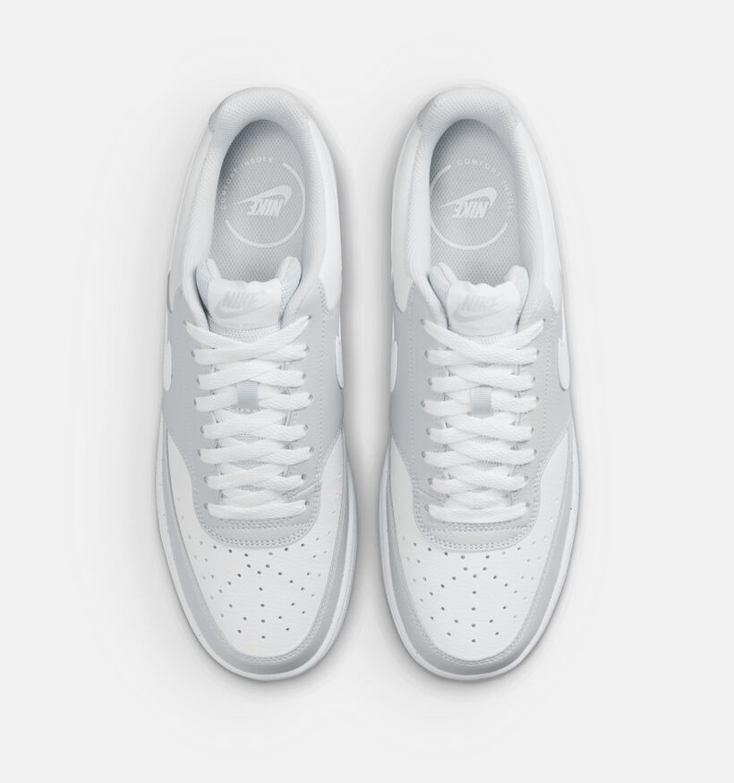 Nike Court Vision Low Lichtgrijze/Witte Sneakers voor heren (372929) - geschikt voor steunzolen
