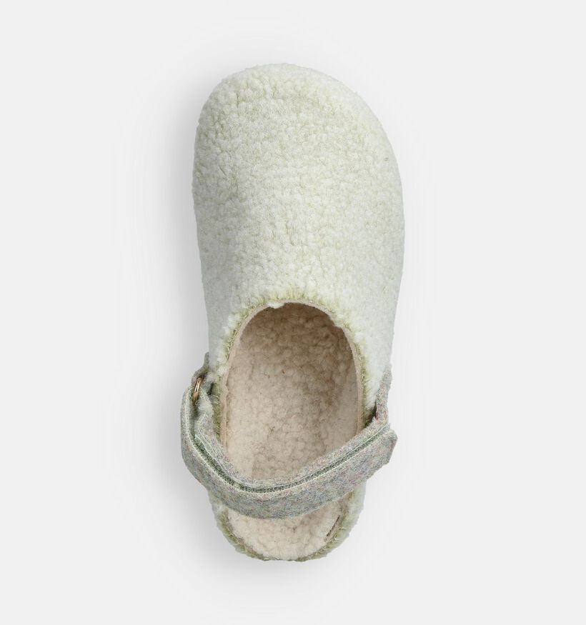 Milo & Mila Pantoufles ouvertes en Vert pour filles, garçons (364938)