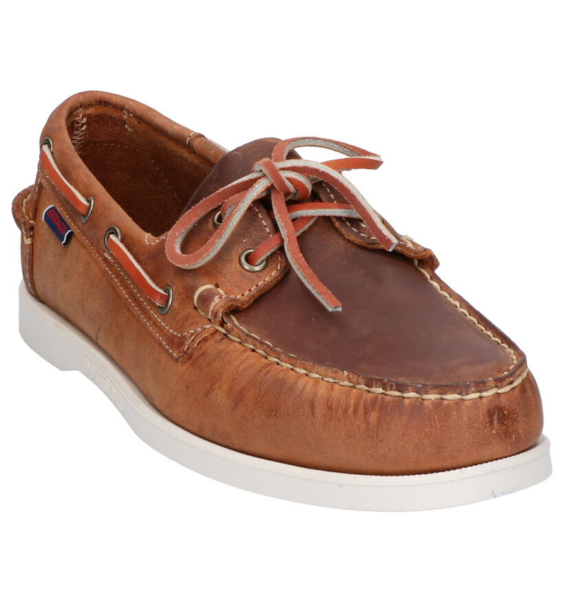 Sebago Dockside Chaussures bateau en Brun pour hommes (336831)