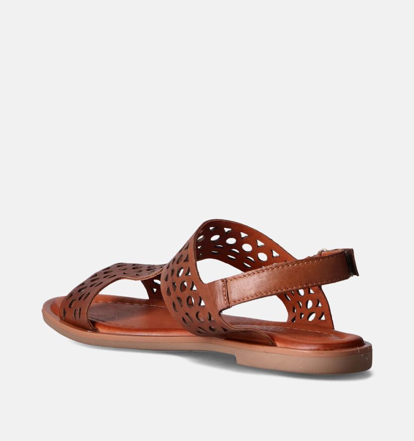 River Woods Aliana Sandales plates en Cognac pour femmes (356797)