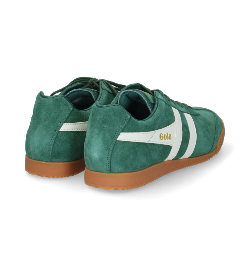 Gola Harrier Baskets en Bleu en daim (325099)