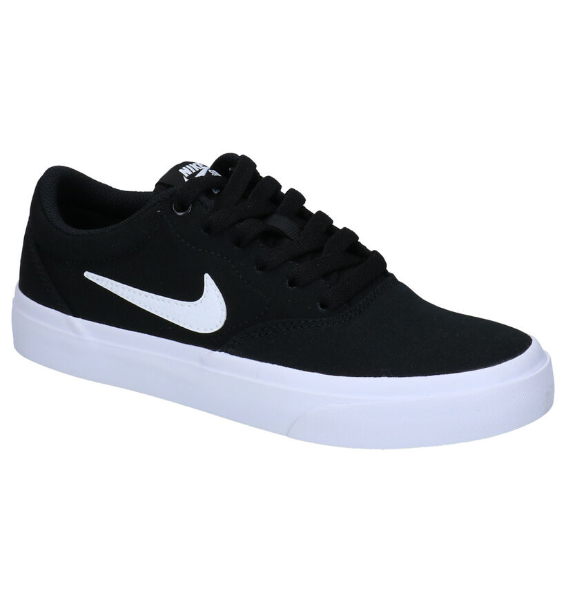 Nike SB Charge Baskets en Noir en textile (274610)