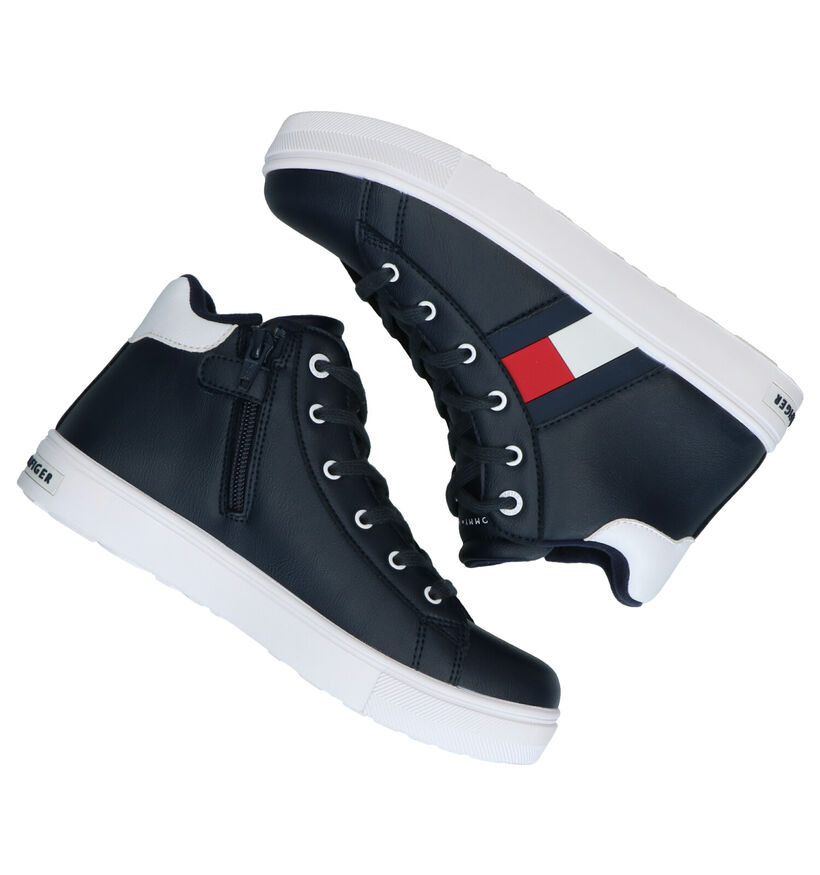 Tommy Hilfiger Blauwe Sneakers in kunstleer (279904)