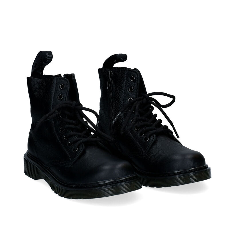 Dr. Martens 1460 J Pascal Zwarte Boots in leer (294426)