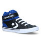 Converse Pro Blaze Strap Retro Zwarte Sneakers voor jongens (325483)