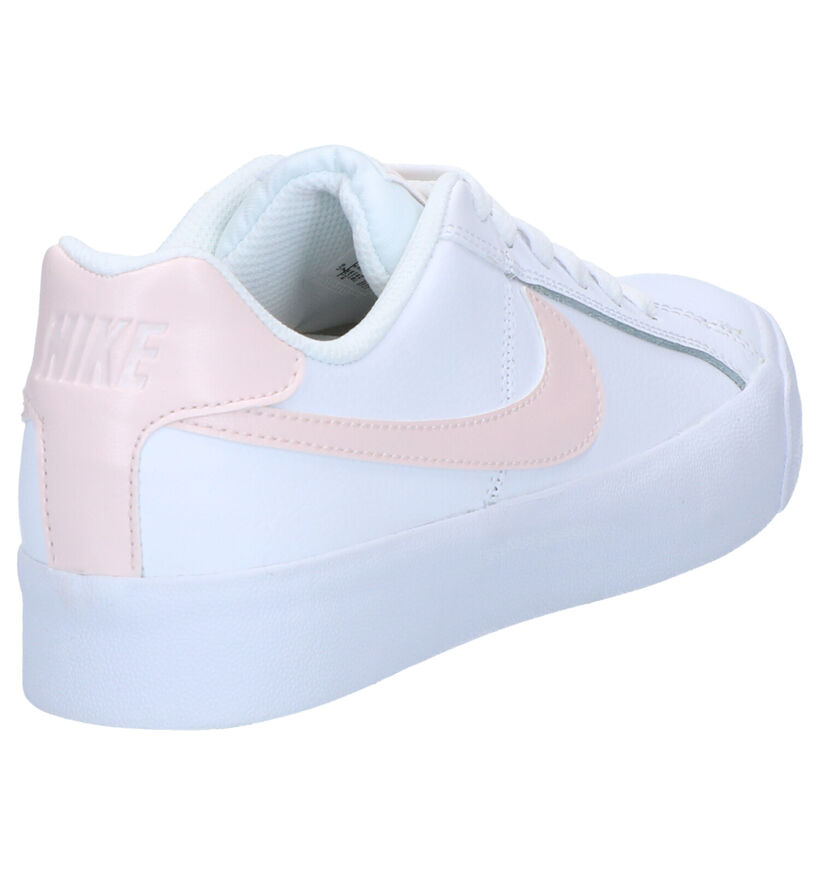 Nike Court Royale Zwarte Sneakers in leer (261703)