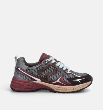 Gabor Comfort Low Sneakers Roze/Grijs
