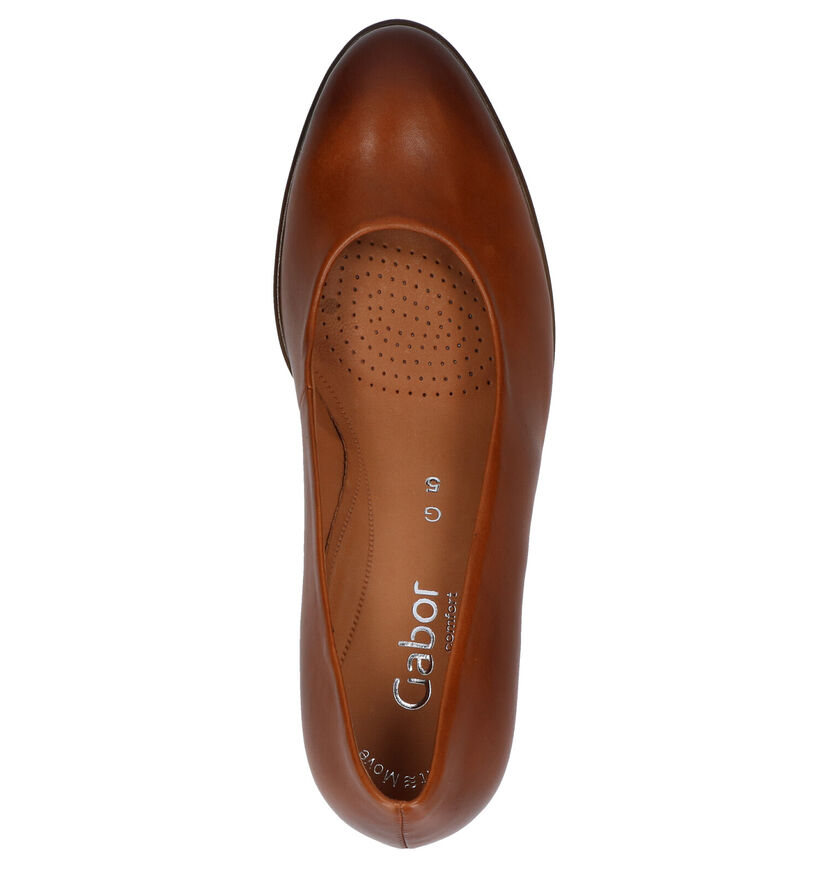 Gabor Soft Move Cognac Pumps in leer (282279)