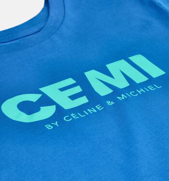 CEMI T-shirts Paars/Blauw/Roze/Groen