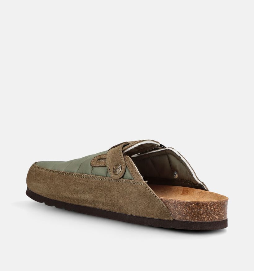 Scholl Olivier Primaloft Pantoufles en Vert pour hommes (381861)