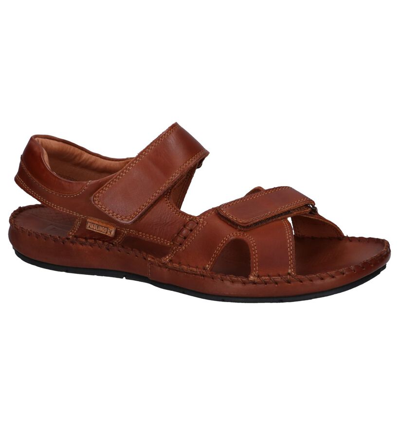 Pikolinos Tarifa Cognac Sandalen in leer (308023)