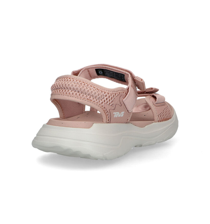 Teva Zymic Sandales en Rose en textile (322527)