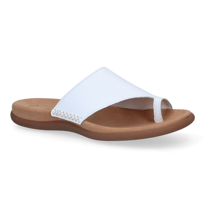 Gabor Best Fitting Nu-pieds en Cognac en cuir (301879)