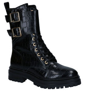 Scapa Boots à lacets en Noir pour femmes (281229) - pour semelles orthopédiques