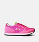 Sun68 Ally Solid Roze Fluo Sneakers voor meisjes (352450) - geschikt voor steunzolen