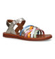 Pom d'Api Plagette Lux Sandales en Or pour filles (322869)