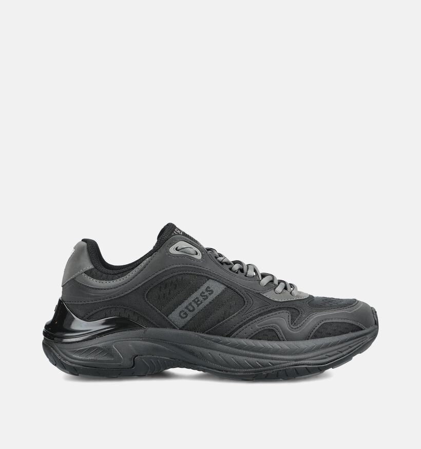 Guess Squan2 Chaussures plates en Noir pour hommes (375731) - pour semelles orthop&eacute;diques