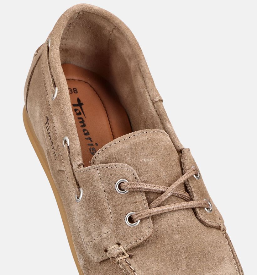 Tamaris Chaussures bateau en Taupe pour femmes (381343)