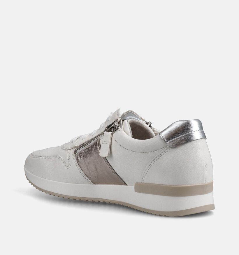 Gabor Baskets habill&eacute;es en Blanc pour femmes (368354) - pour semelles orthop&eacute;diques