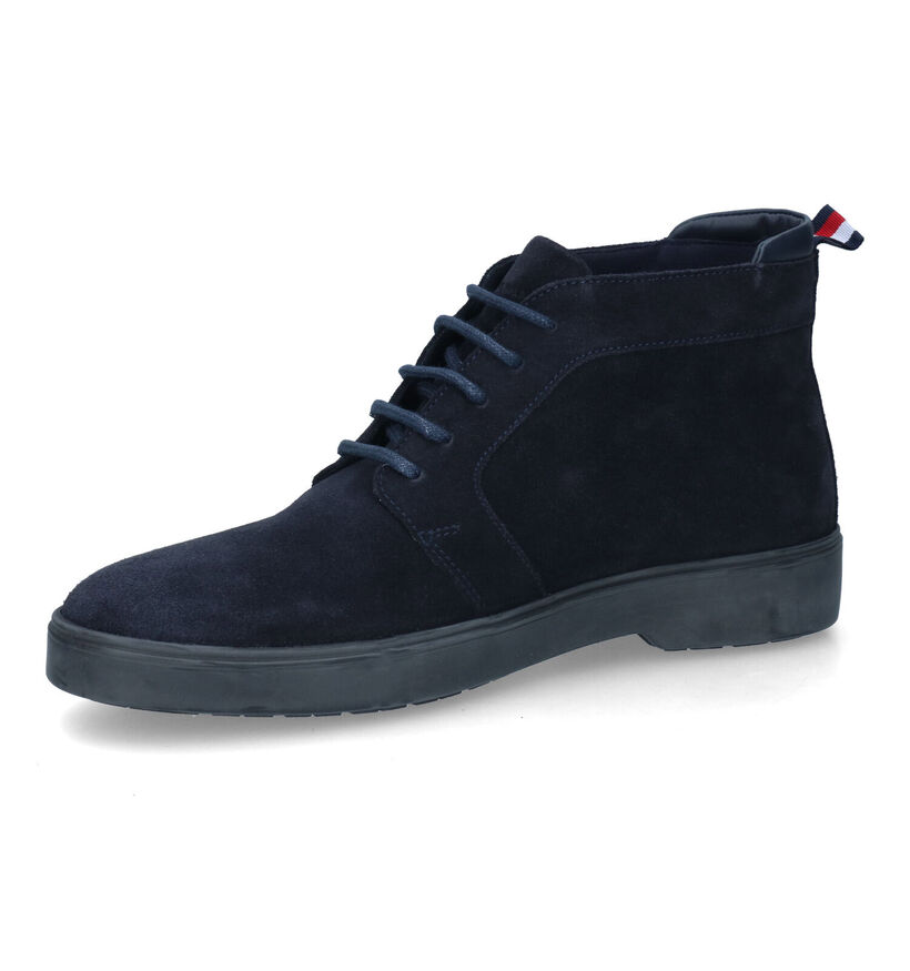 Tommy Hilfiger Classic Blauwe Geklede Schoenen in daim (314265)