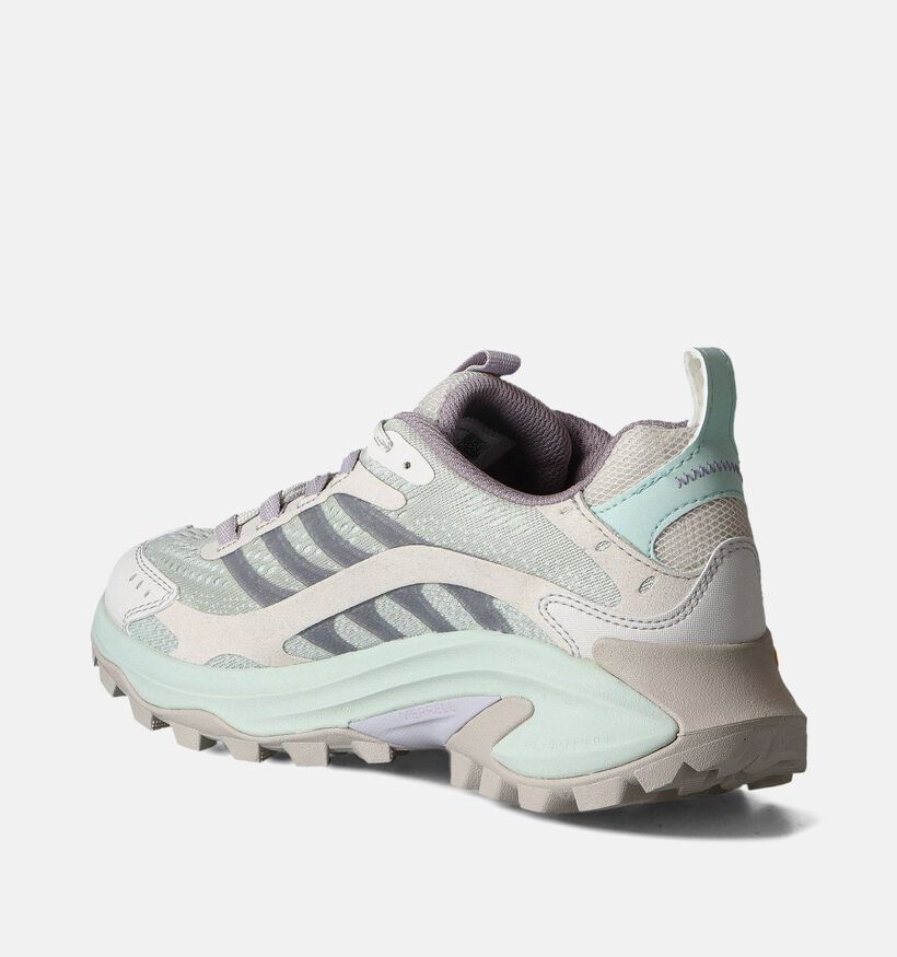 Merrel Moab Speed 2 Groene Wandelschoenen voor dames (352486) - geschikt voor steunzolen