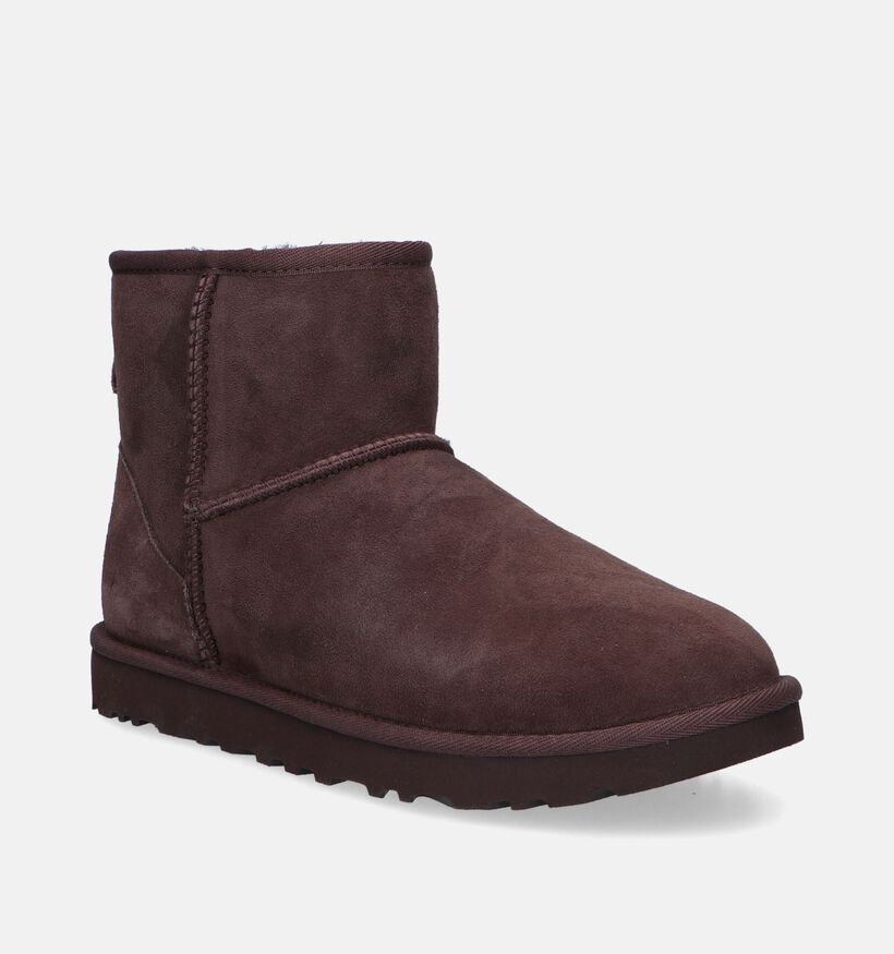 UGG Classic Mini Bottes en Marron pour femmes (336088)