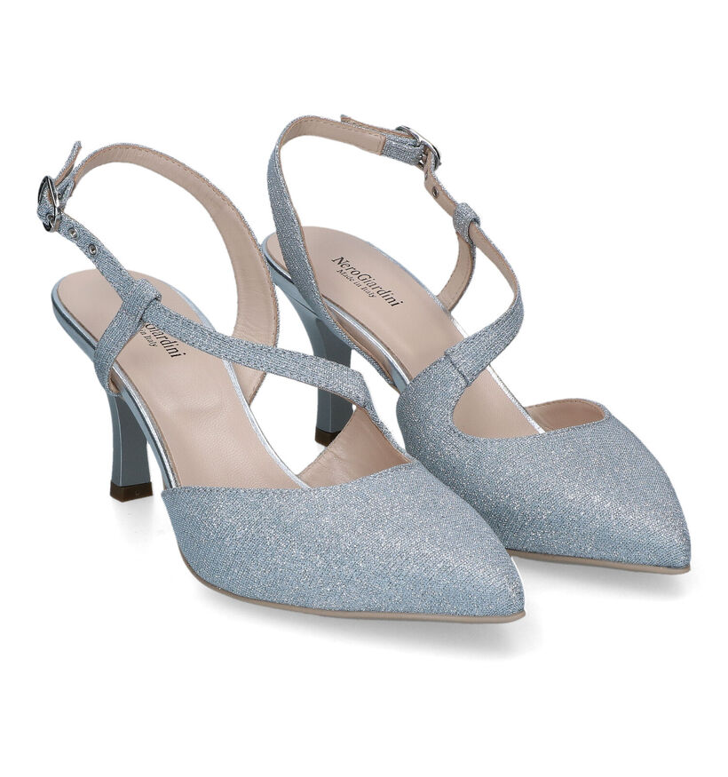 NeroGiardini Zilveren Slingback Pumps voor dames (321171)