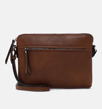 Emily & Noah Crossbody tassen Zwart/Cognac/Blauw/Zilver