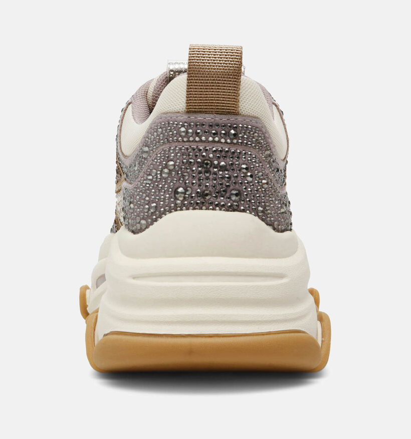 Steve Madden Privy Taupe Sneakers voor dames (347693) - geschikt voor steunzolen