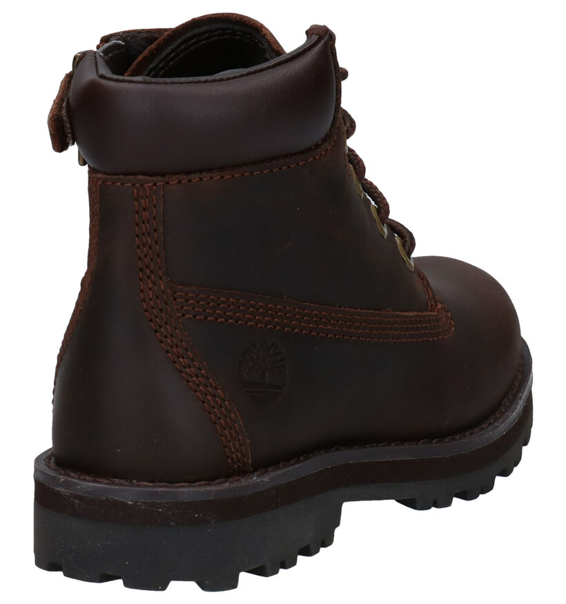 Timberland Courma Kid 6 inch Bottines en Marron pour filles, garçons (329077) - pour semelles orthopédiques