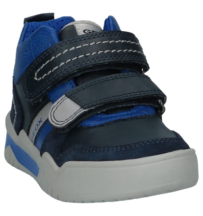 Geox Chaussures hautes en Bleu foncé en cuir (223171)