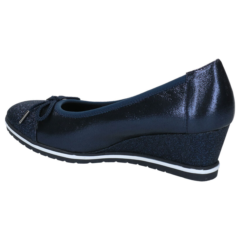 Tamaris Escarpins classique en Bleu foncé en simili cuir (270211)