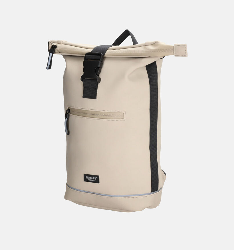Beagles Sac &agrave; dos &agrave; roulettes imperm&eacute;able en &Eacute;cru pour hommes, femmes (377052)