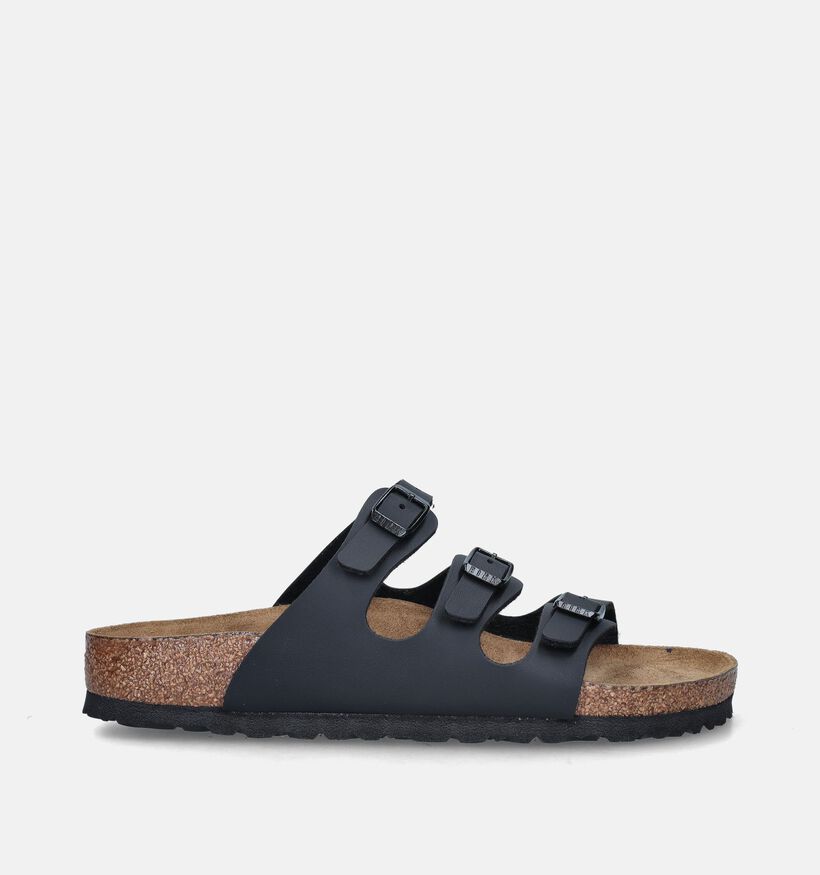 Birkenstock Florida Soft Nu-pieds en Noir pour femmes (350914)