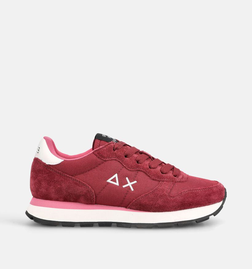 Sun68 Ally Solid Baskets en Bordeaux pour femmes (379713) - pour semelles orthop&eacute;diques