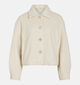 Vila Franca Manteau court en Beige pour femmes (368043)