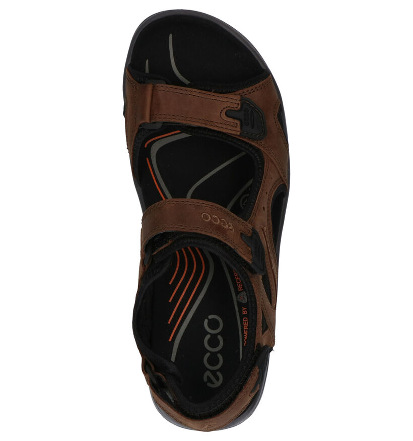 ECCO Offroad Zwarte Sandalen in nubuck (306677)