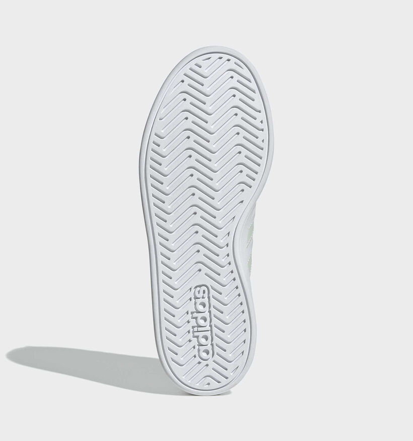 adidas Grand Court 3.0 Witte/Iridescent Sneakers voor meisjes (366705)