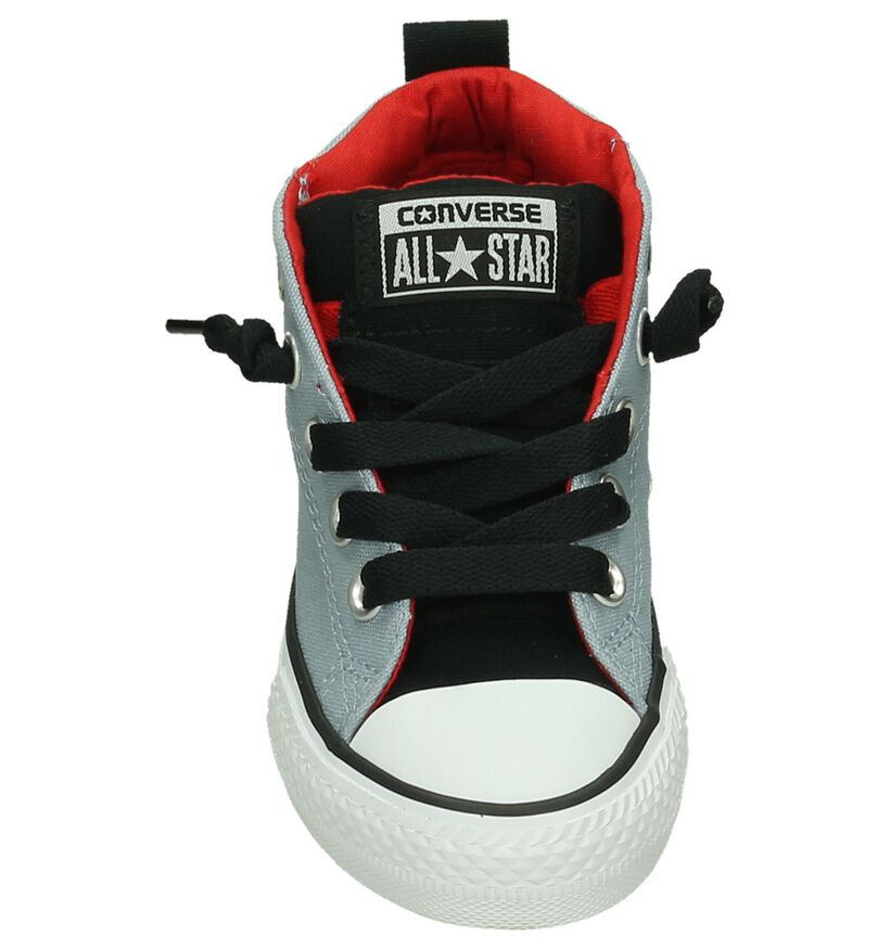 Converse Chuck Taylor All Star MID Baskets en Bleu en textile (191267)