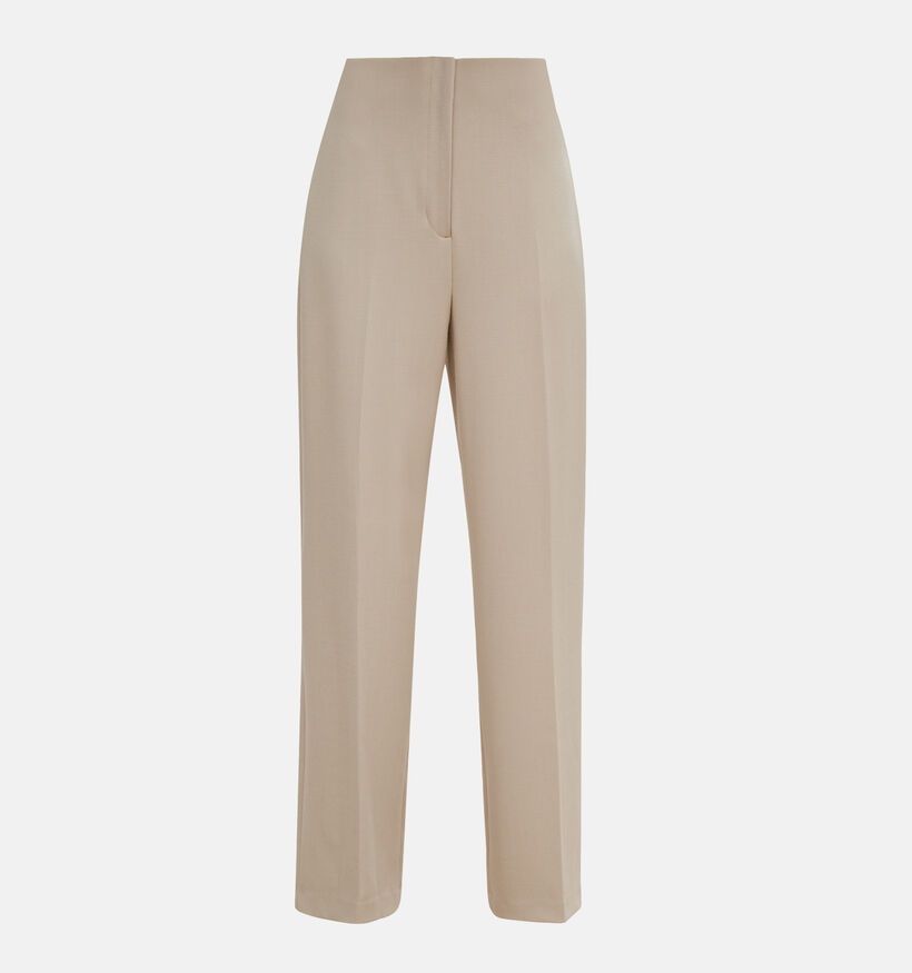 comma Beige Wijde Broek (327310)