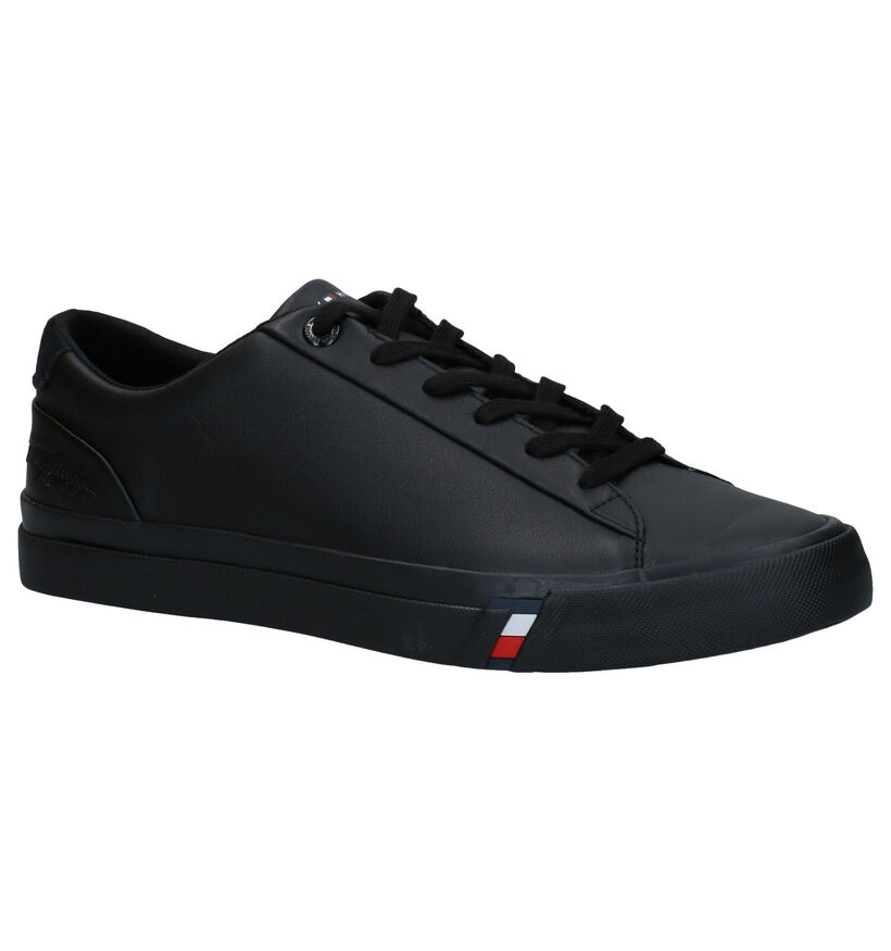 Tommy Hilfiger Corporate Blauwe Veterschoenen in kunstleer (279961)